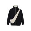 Giacca Casual Spessa Reversibile con Fodera in Pile e Logo Grande da Donna Nera DC5138-010