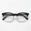 Lapeullolida Nl Black Transparent Horn-Rimmed Glasses With Blue Light Blocking Lenses