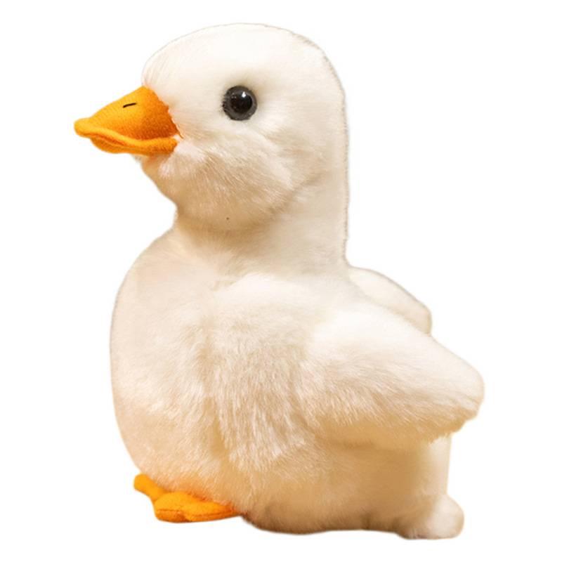 Adorable White Duck Plush Toy - Cloth Doll for Children's Birthdays