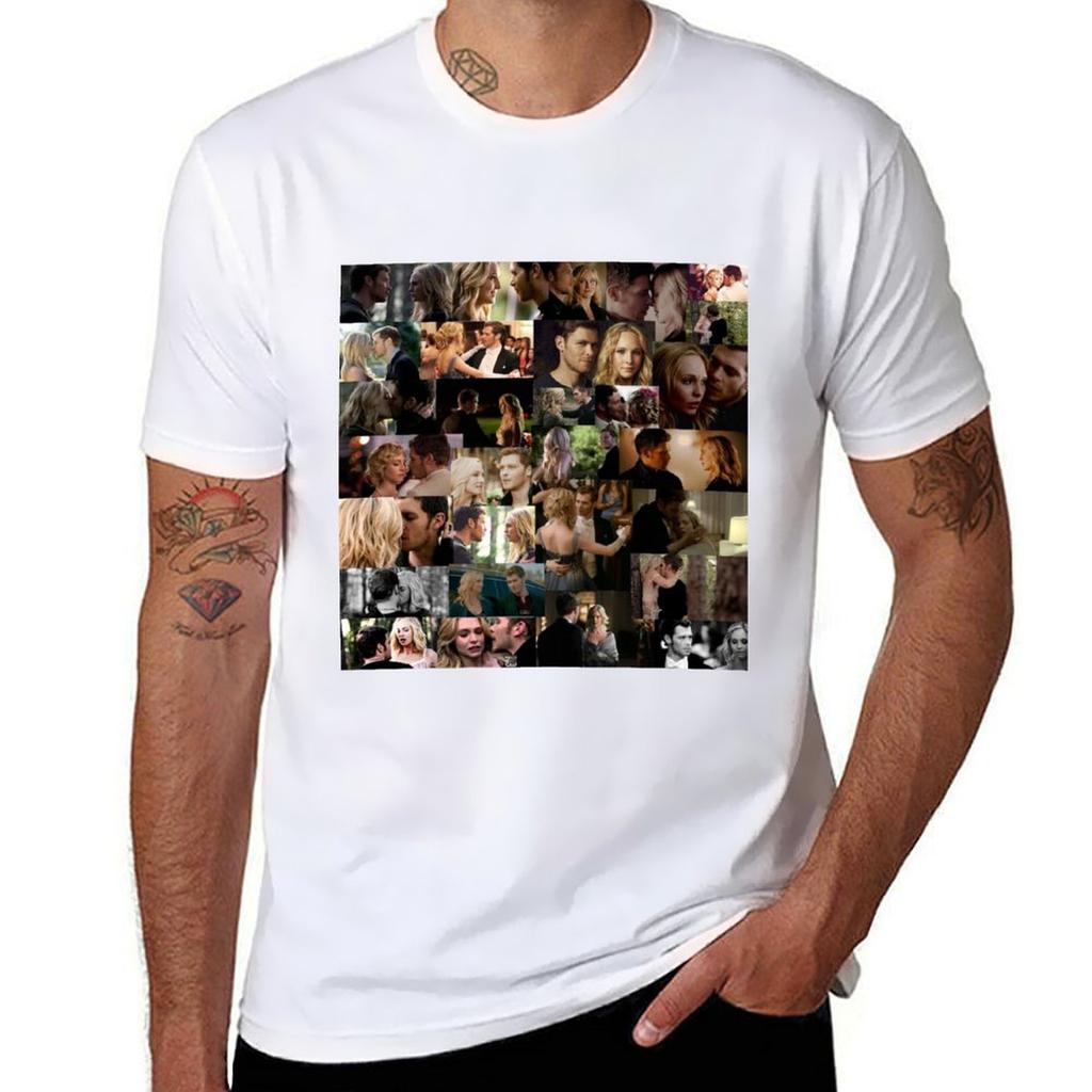 Klaroline Tshirt Casual Simple Design Short Sleeve Shirt