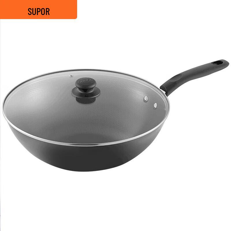 SUPOR True Fire Honeycomb Cast Iron Wok