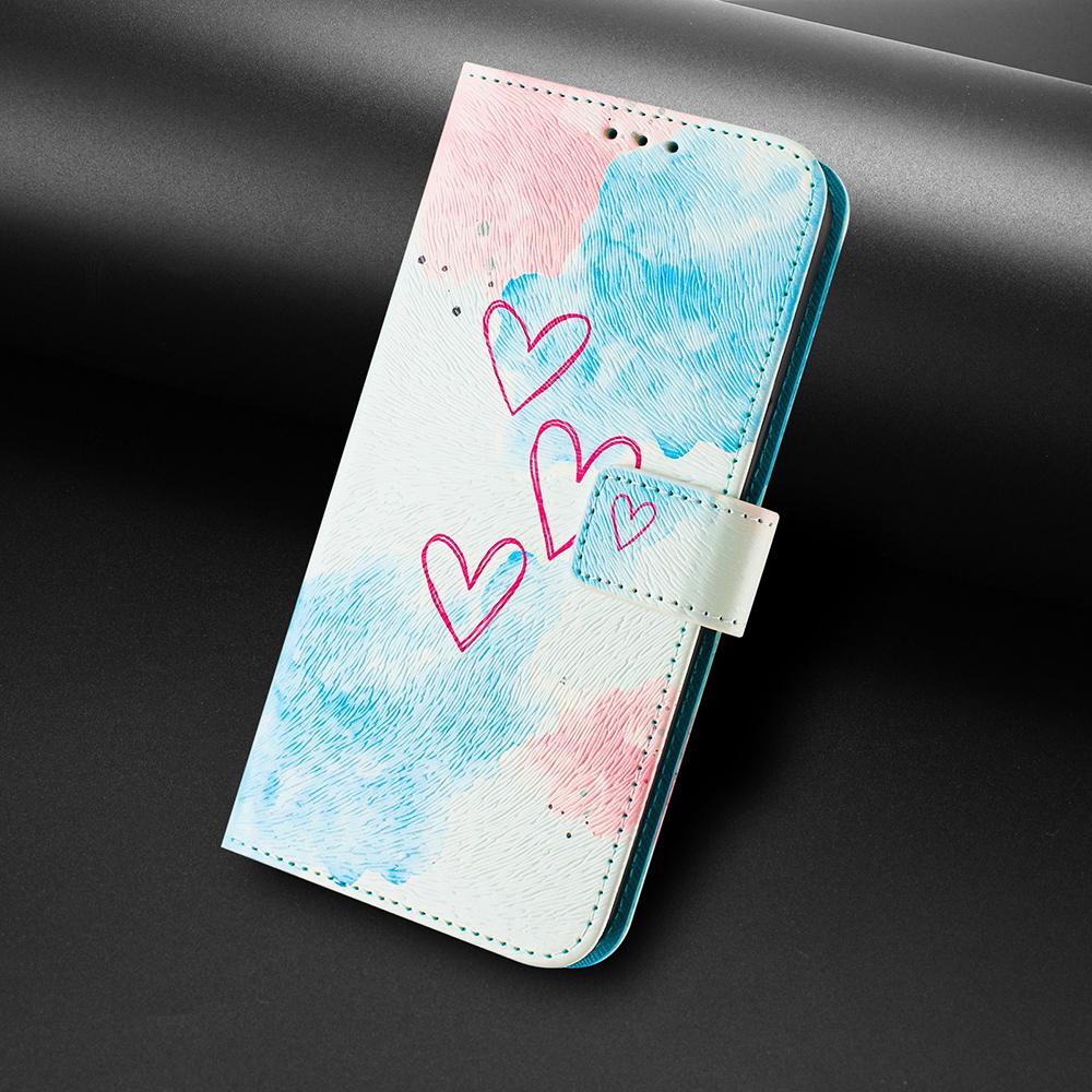 Coloured Drawing Wallet Case for Honor X6A X6 X6S X6B X7B X7A X8 X8A X8B X9B X9A X9 X40 X40i Shockproof Book Flip Phone Cover