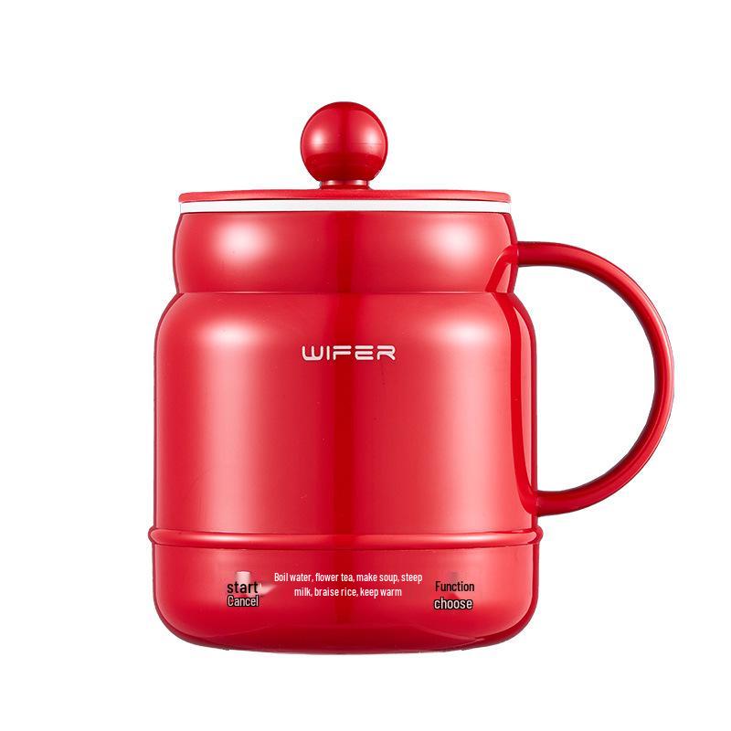 Gute Ehefrau Tragbare Elektrische Heiztasse: Multifunktionaler Antihaft-Mini-Kocher zum Kochen von Milch & Wasser