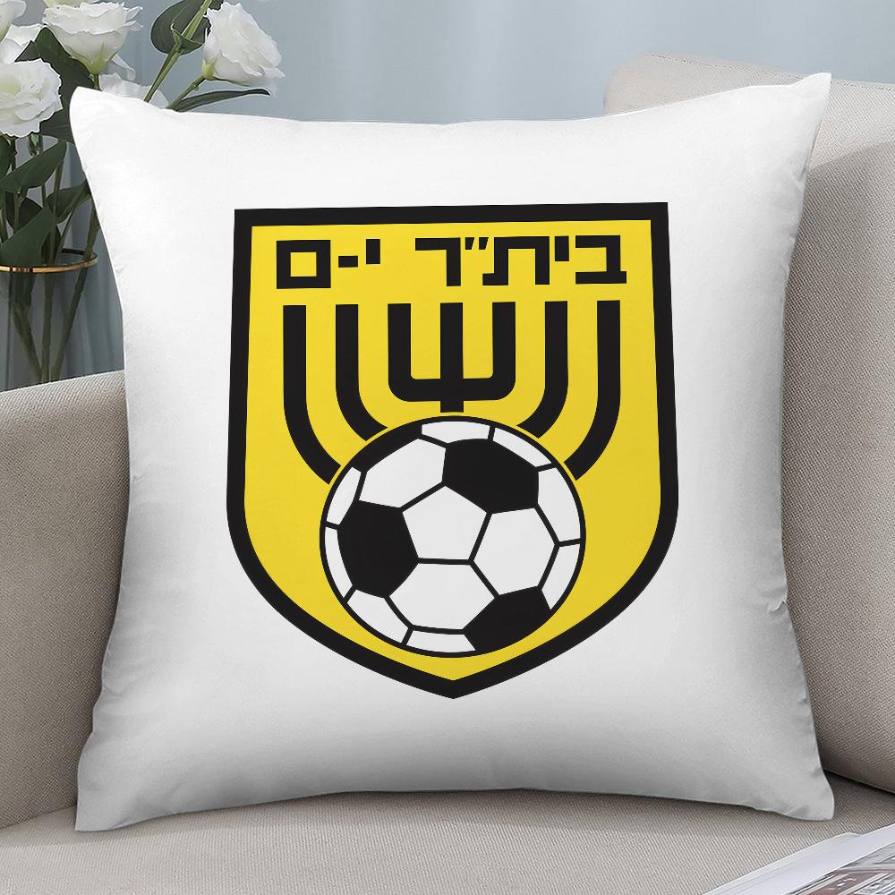 B-Beitar J-JerusalemS Pillow Case Short Plush Pillow Covers Sofa Decorative Gift Home Double-sided Printing Cushion Cover