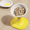 Creative Pet High Footed Bowl Cartoon Adjustable Height Angle Elevated Pet Feeder Bowl Non-Slip Cute Pet Water Feeder Container