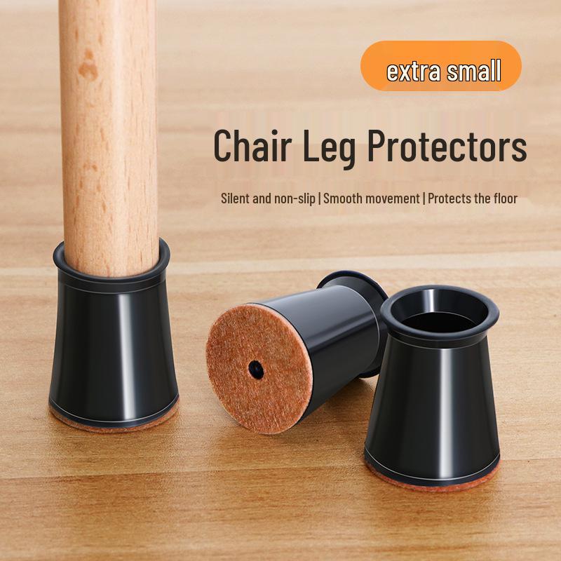 20-Piece Silent Anti-Slip Furniture Leg Covers - Wear-Resistant and Anti-Shedding Pads for Tables and Chairs