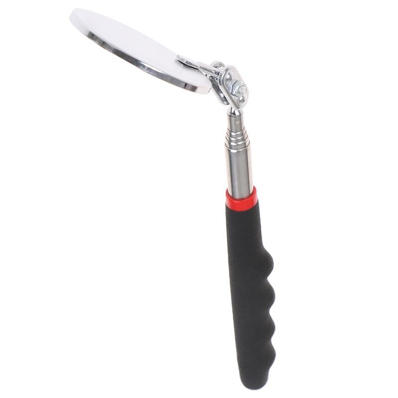 1Pc 50Mm Car Telescopic Detection Lens Inspection Round Mirror 360° Repair Tool