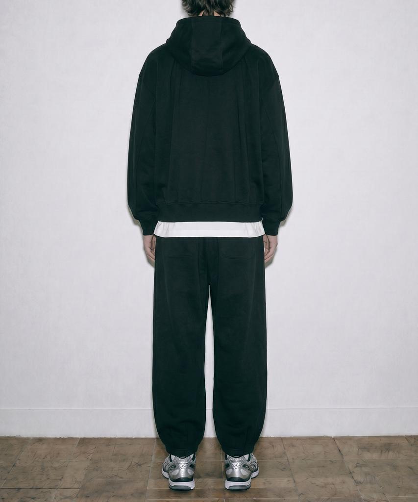 ZENSAI Volume Baggy Jersey Pants Black