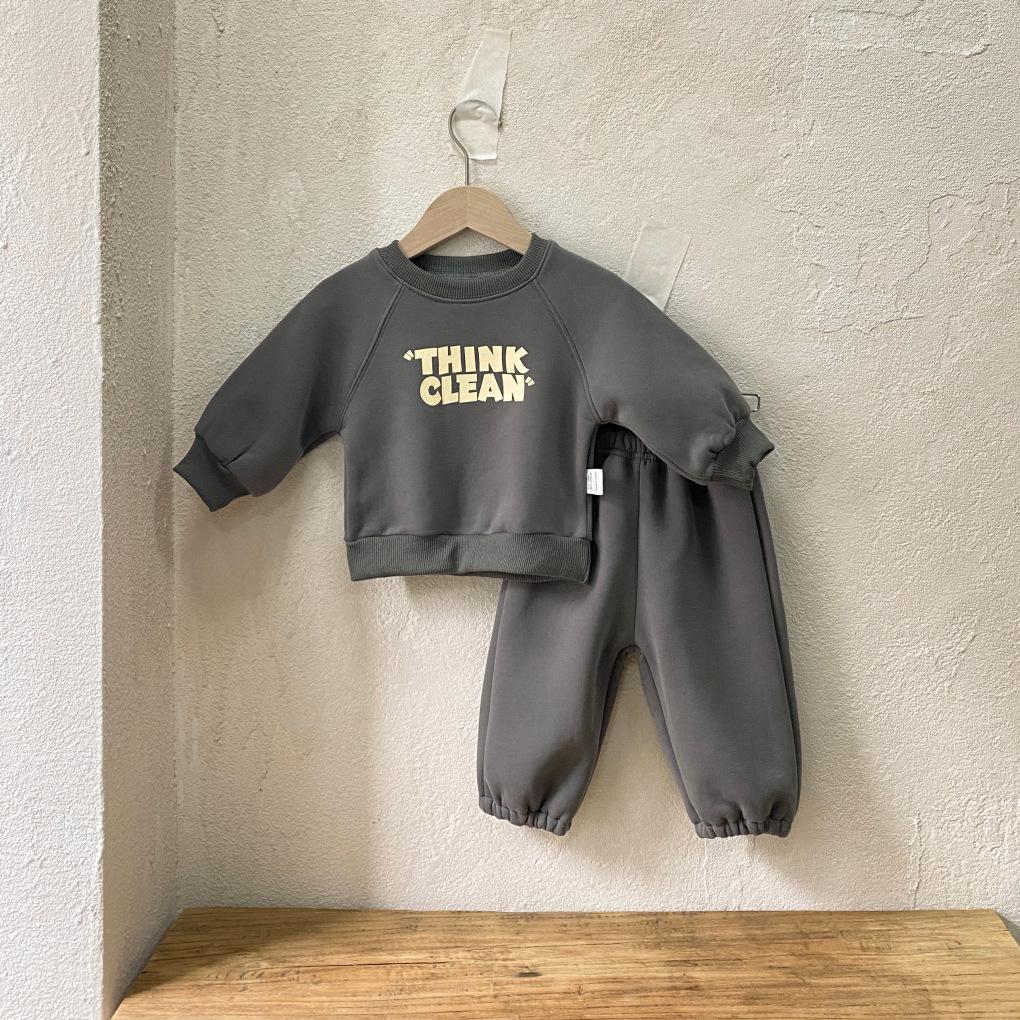 

Детский осенне-зимний флисовый свитшот и шорты-блумеры - Унисекс спортивная одежда 90 cm