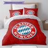 FC Bayern Munchen Pattern Bedding,Quilt Set Quilt Cover Pillowcase Home Birthday Gift(1 * duvet cover + 2 * pillowcase, without core)
