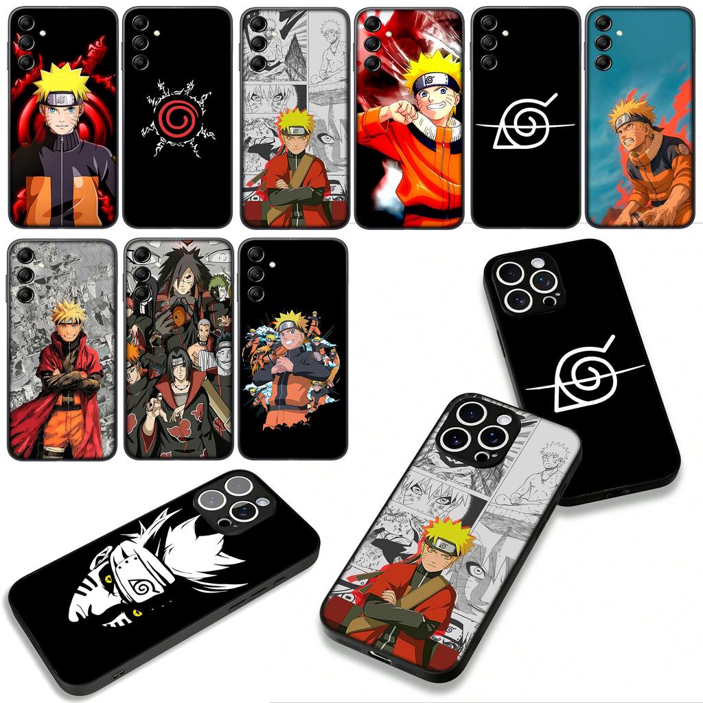 for Samsung Galaxy A25 A37 A57 A12 A14 A50 A51 A70 A71 A72 A21S A04 M15 Note 20 9 8 10 Case Akatsuki Narutos Sasuke Uchiha
