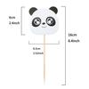 Cute Panda, Cake Topper, Cake Plugin, Creative Dessert Table Decoration, Panda Birthday Party Decoration