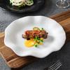 Creative Plate Hotel High Value Dish Plate Underglaze Color Ceramic Steak Plate Household Japanese Salad Plate Round Plate