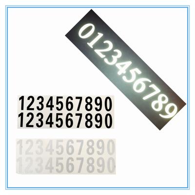 Ușa casei Adresa străzii Numărul căsuței poștale sau cifrele mașinii Numerele încăperii mașinii Poarta autocolante din vinil Autocolante reflectorizante, alb, negru
