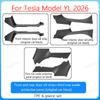 For Tesla Model YL 2026 TPE Front Rear Door Sill Protector Threshold Strip Waterproof Anti-kick Guard Panel Interior Accessories