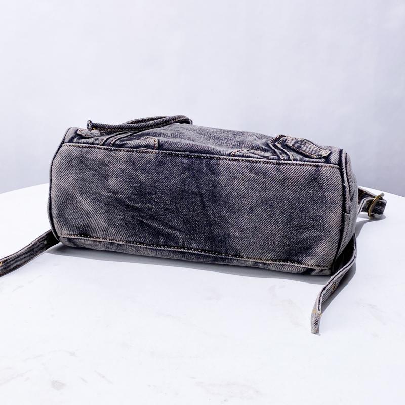 Vintage denim motorcycle & bicycle bags for women luxury designer bags and bags new simple shift shoulder crossbody