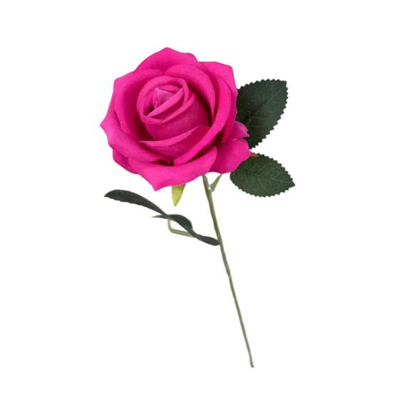 Rose Flower for Flower Arrangement Realistic Long Stem Fake Silk Rose