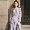 Demana Summer Seven-Sleeve A-Line Midi Dress