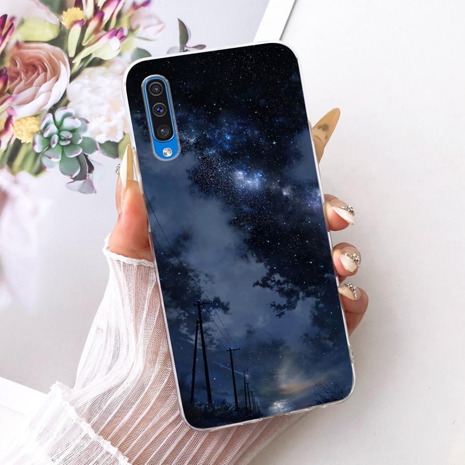 Case For Samsung Galaxy A70 A50 A70S A50S A30S Cover SM-A307F SM-A505F SM-A507F SM-A705F Cool Dragon Lion Cat Cartoon Soft Shell
