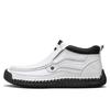 38-48 Herren Retro Freizeitschuhe, Große Größen Handgemachte Echte Leder Freizeitstiefel Knöchelhohe Stiefel