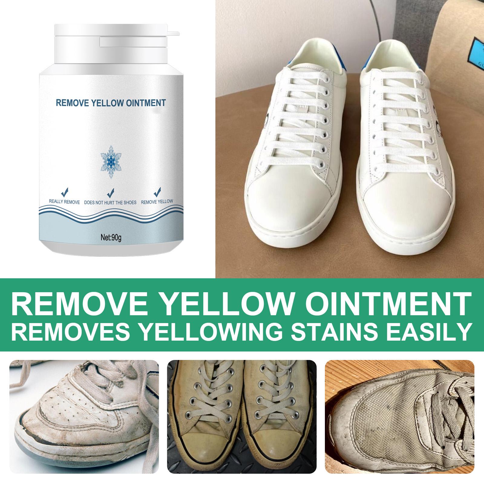 

Shoe Stain Remover And Yellowing Removal Gel: Oxidation, Cleans Stains And Yellowing Edges, No Water Required For Shoes. Color One Size