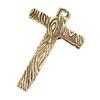 Vintage Brass Car Keyring with Rope Pendant
