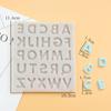 Alphabet for Chocolate Lowercase Fondant Tool Letters Molds Cake Decorations Chocolate Mold