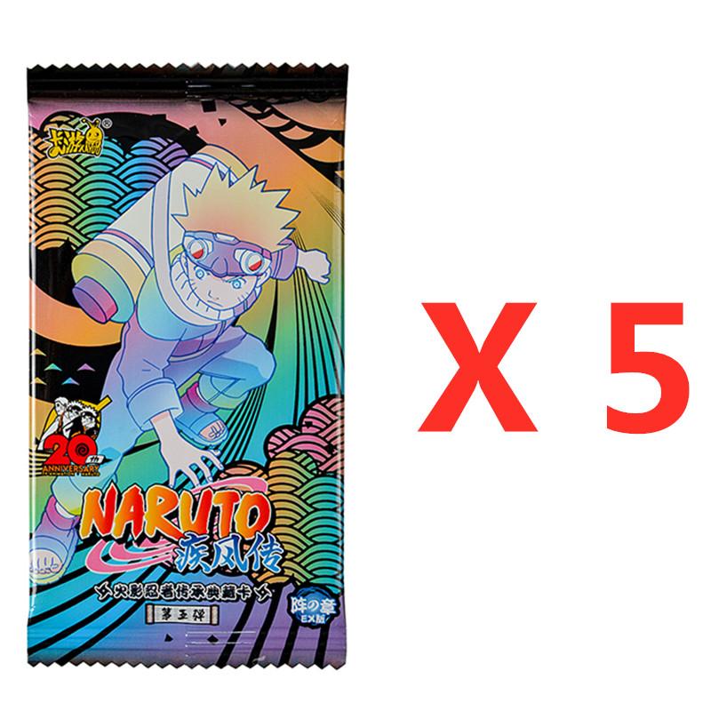 Naruto Cards Uzumaki Sasuke Ninja Game Collection Rare Cards Box Flash Cards Toys For Children Christmas Gift