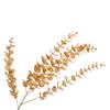 Gold Fan Leaf Simulated Flower Golden Color Plastic