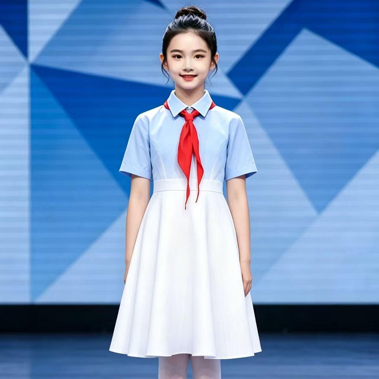 June 1st Unisex Choir & Speech Competition Performance Uniform for Kids 180 cm
