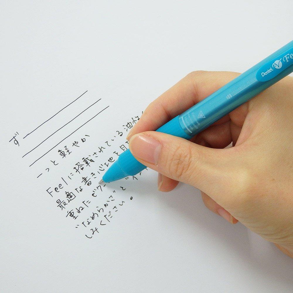 Caneta Esferográfica Pentel Feel BXWB375MD Verde Metálico Multifuncional [Diâmetro da Ponta] 0.7mm