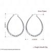 Retro European American Large Round Hoop Earrings - Star Design Fashion