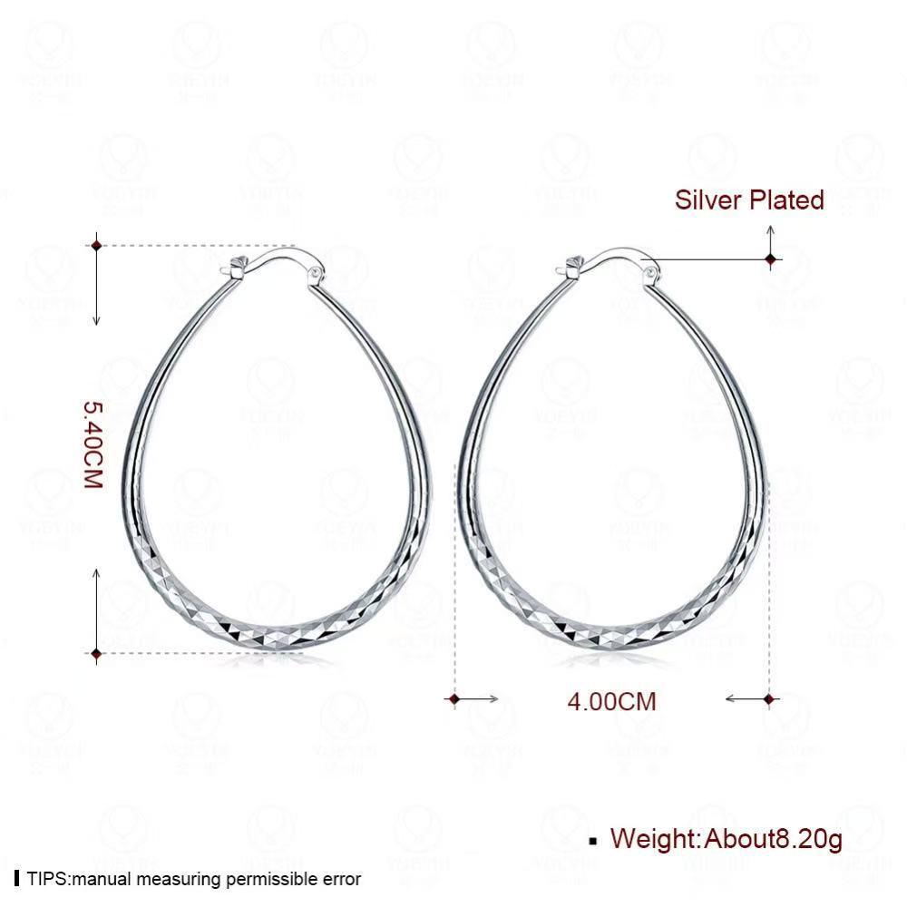 Retro European American Large Round Hoop Earrings - Star Design Fashion