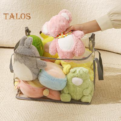 Transparent Toy Storage Bag Large Capacity Waterproof Easy To Clean Zipper Bag Multifunctional Clear Storage Container