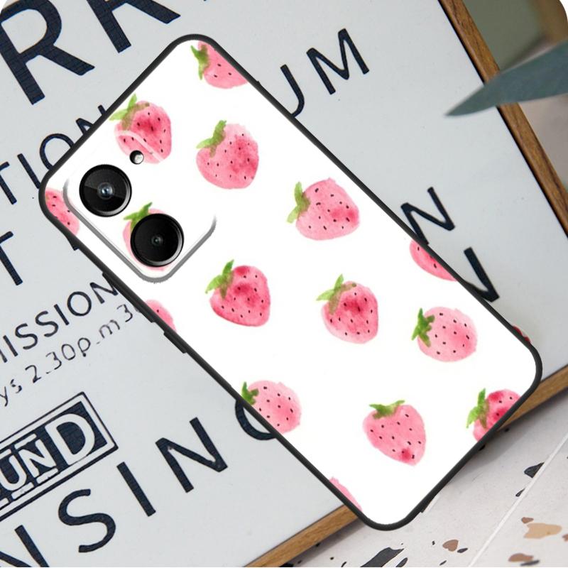Cute Strawberry For Realme C67 C55 C53 C51 C35 C33 C31 C30 C25s C21Y GT Neo 6 GT5 9 10 11 12 Pro Plus Case