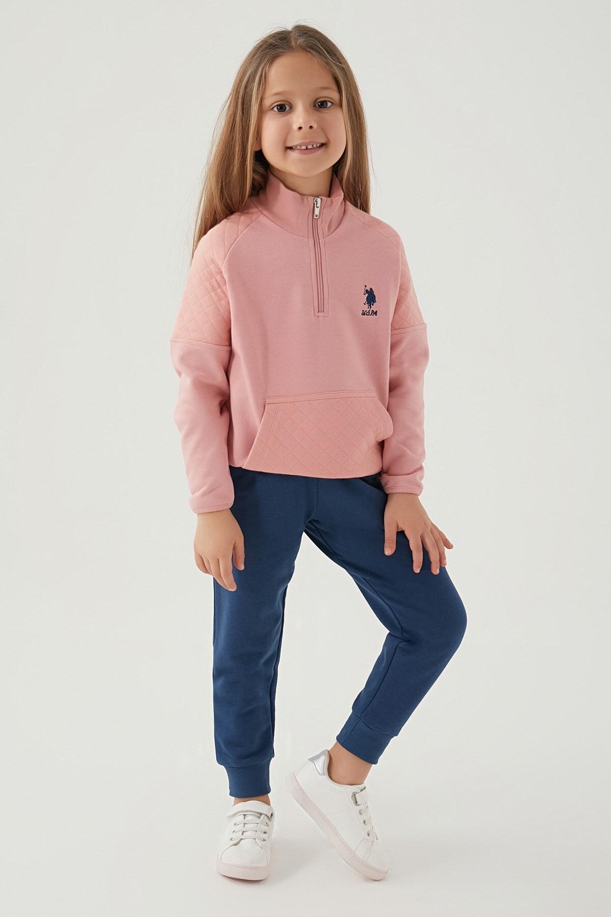 

НАС. Розовый спортивный костюм для девочек Polo Assn Candy Sweet Girl