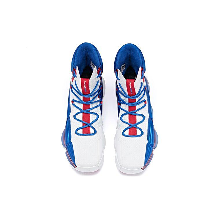 Anta Cushioning Slip Resistant Abrasion Resistant High Top Performance Basketball Shoes Men's True Blue 91941160-4