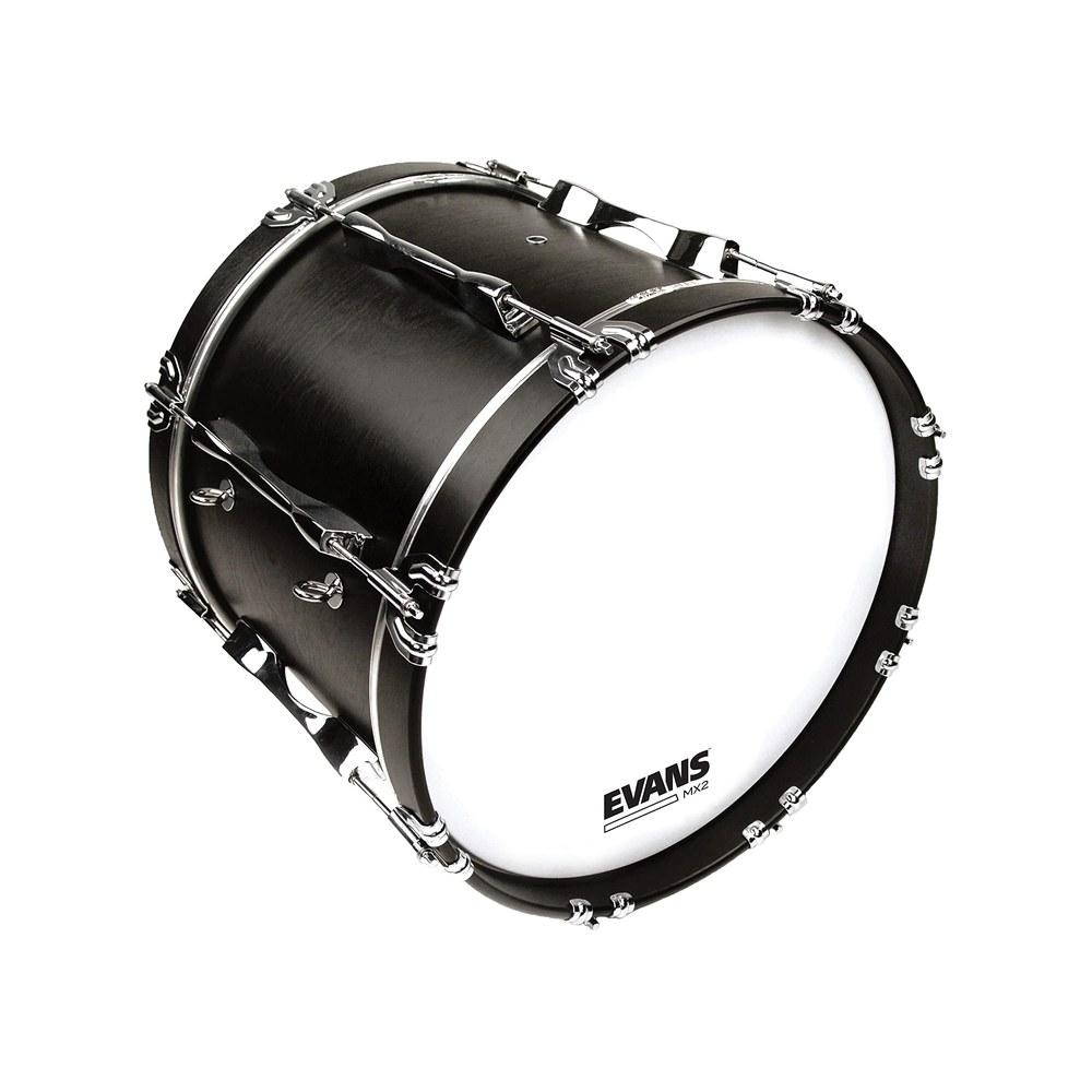 Evans MX2 White Marching Bass Drum Head 20" BD20MX2W