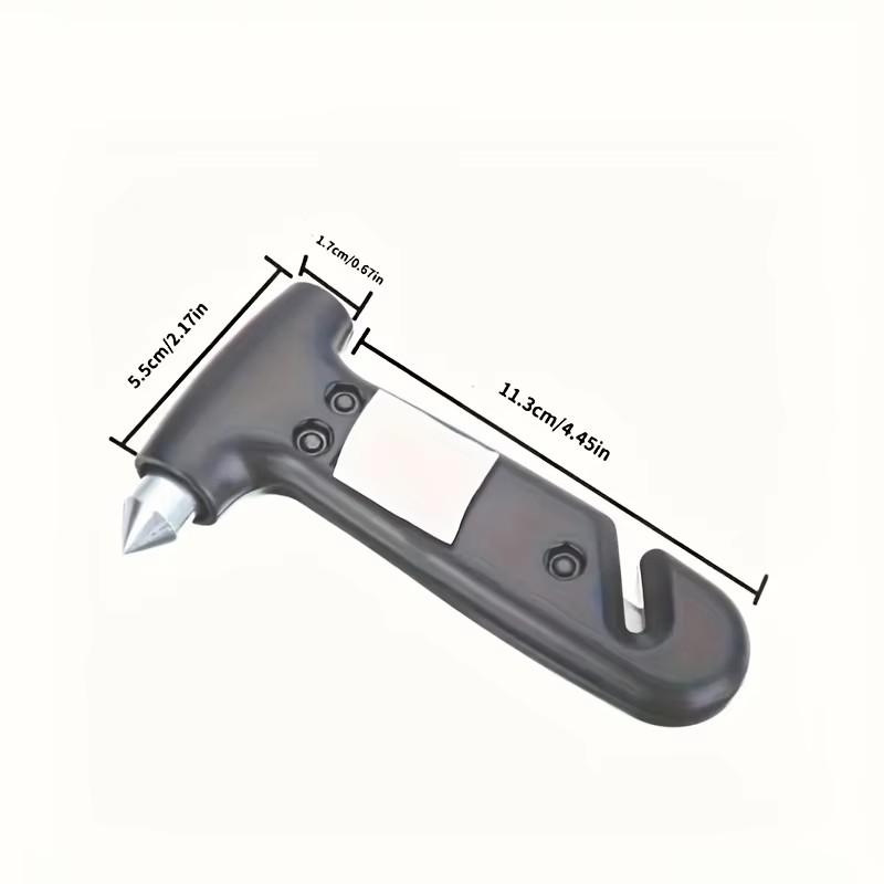 Emergency Car Safety Hammer Seatbelt Cutter Window Breaker 2 In 1  Emergency Escape Tool High Hardness Steel Mini Safety Hammer