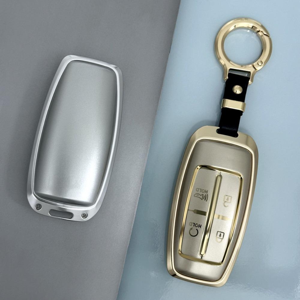 Hliníková kovová krytka pouzdra na klíče od auta pro luxusní vozidla Hyundai Genesis GV70 GV80 GV90