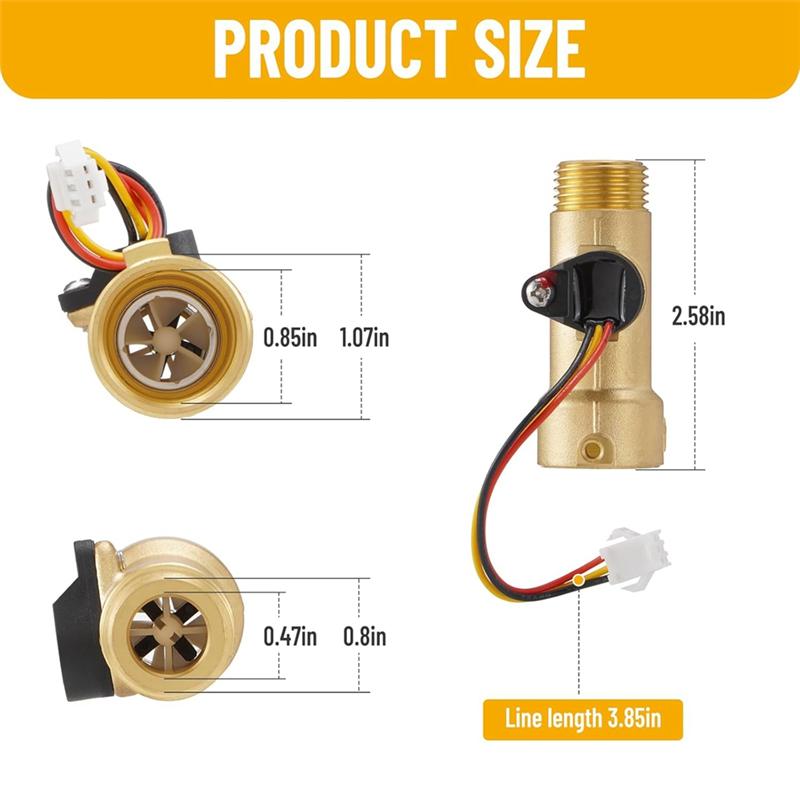 A96I-Tankless Water Heater Water Flow Sensor For Girard GSWH-2 Water Heater 2GWH-24 2025107584