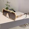 Fashion Punk Men's Sunglasses High Quality Metal Brand Shades Oversize Women's Sun Glasses for Travelling Driving
