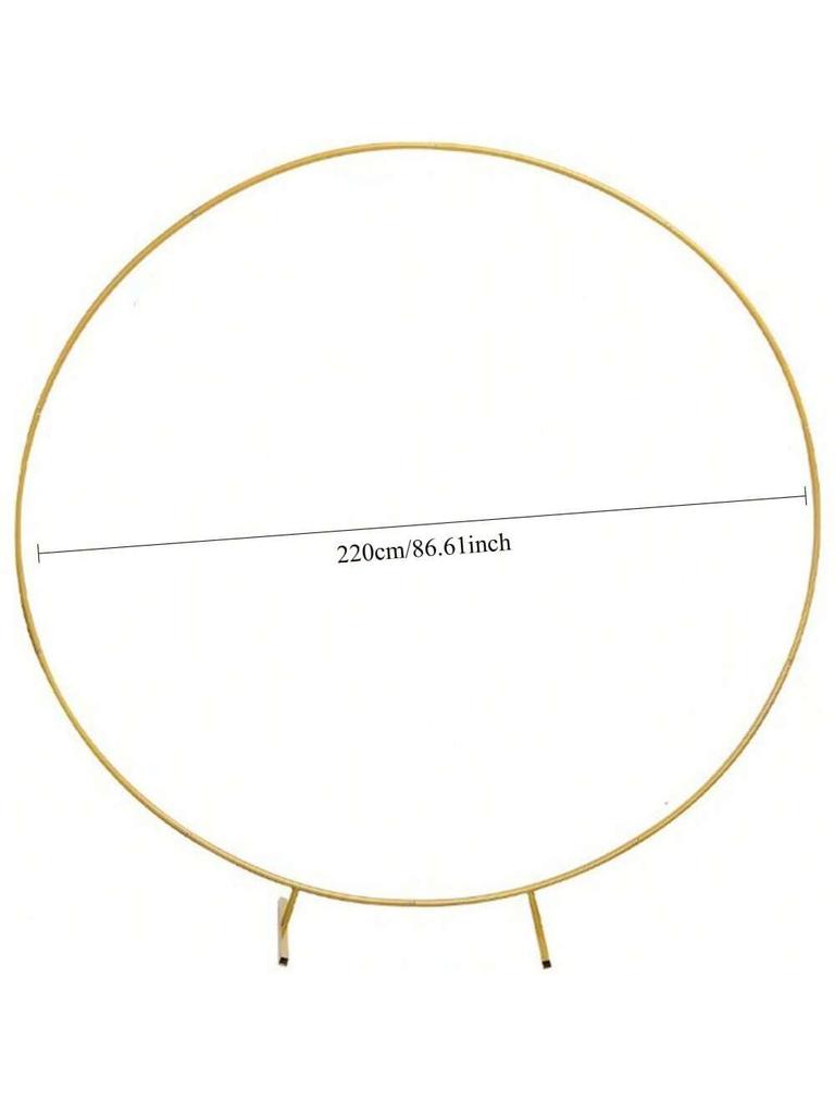 Gold Party Decor Arch Stand 2M*2M - Sturdy Balloon Frame Backdrop Bracket for Weddings Birthday Engagement Celebration 1PCS