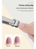 Large Opening Nail Clippers with Auxiliary Magnifying Glass for Elderly & Hard Nail Grooves