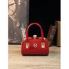Patent Leather Glossy European and American Trendy Bright Red Wedding Women's Bag Crossbody Bag Diamond Open Bag Manufacturer Wholesale Sequins