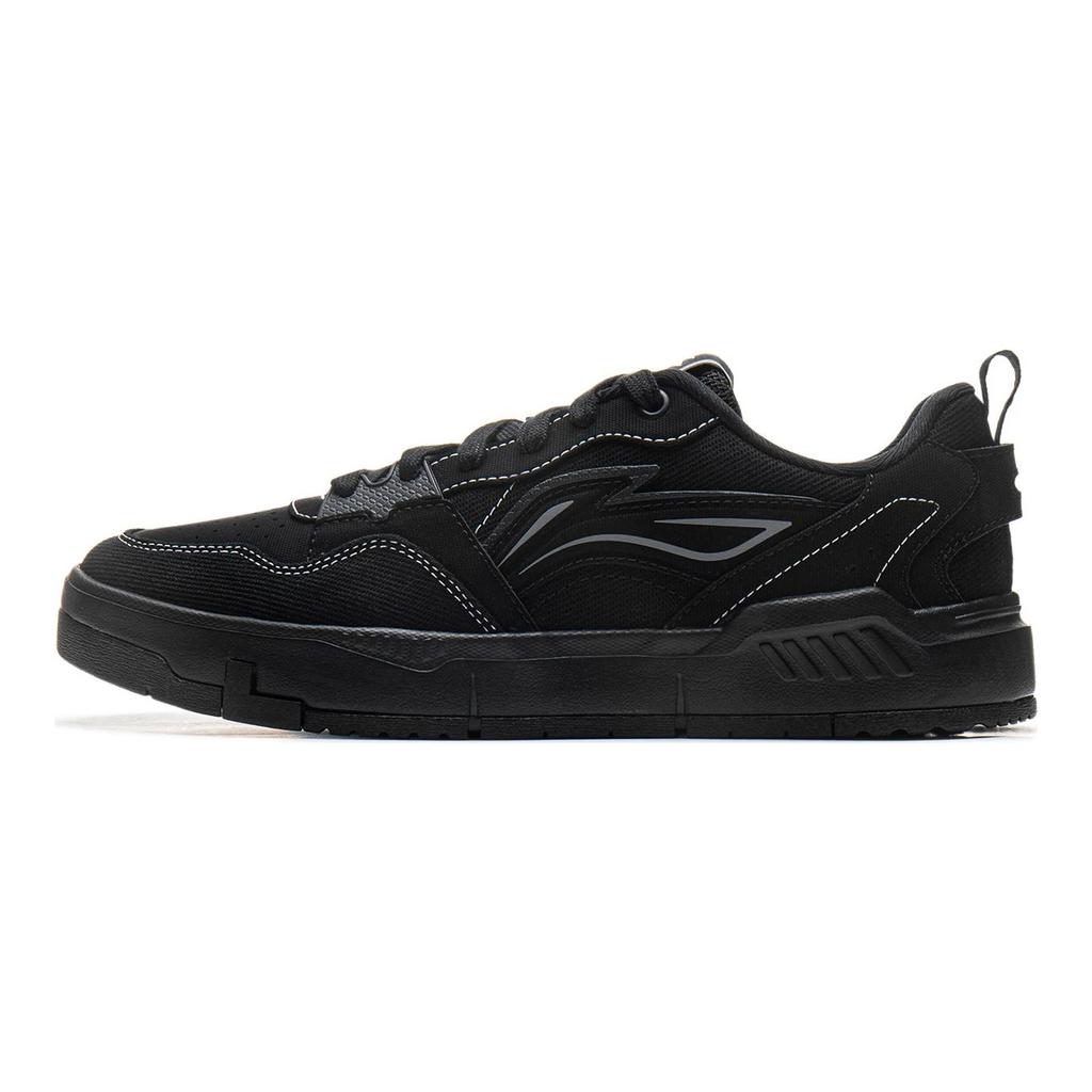 Li Ning Original Era Textile, Synthetic Leather Slip Resistant, Abrasion Resistant, Lightweight, Breathable Low top AGCU337-5