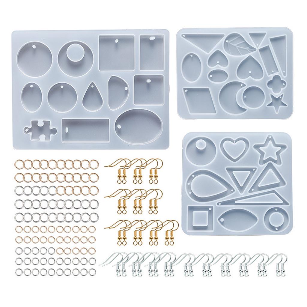 DIY Craft Decoration Mold Keychain Mold Earrings Keychain Danglers Silicone Mold 1