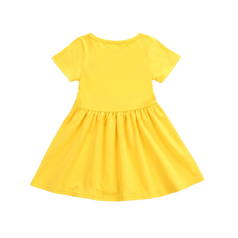 Buy Toddler Infant Kids Baby Girls Dress Emoji Emoticon Smiley Sun