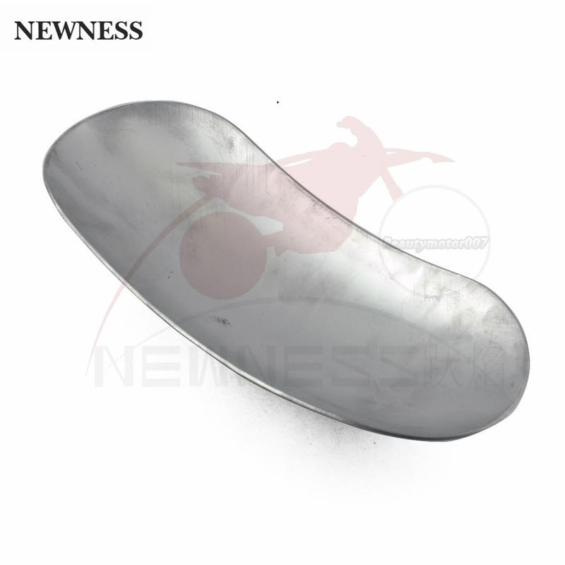 Parafango Anteriore Corto Universale in Alluminio Non Verniciato per Moto Mudguard Fender Mud Guard Personalizzato Per Harley Touring Chopper Bobber