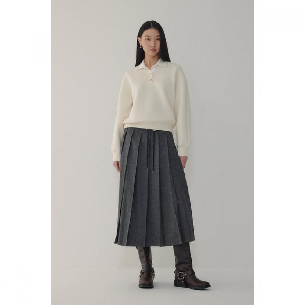 

Vov Color Collar Pique T shirT 7116140101 creamy/S